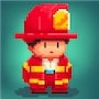 Firefighter: pixel shooter