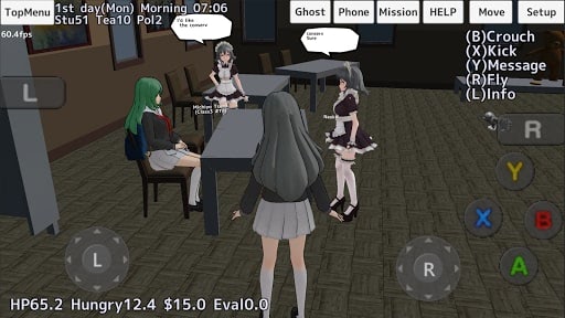 School Girls Simulator MOD Menu Unlocked