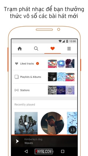 SoundCloud music streaming app