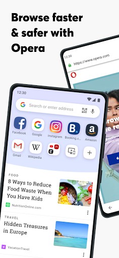 Web browsing app on Android