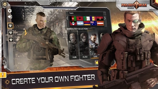 Download Project War Mobile MOD Menu