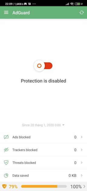 Ad blocking app