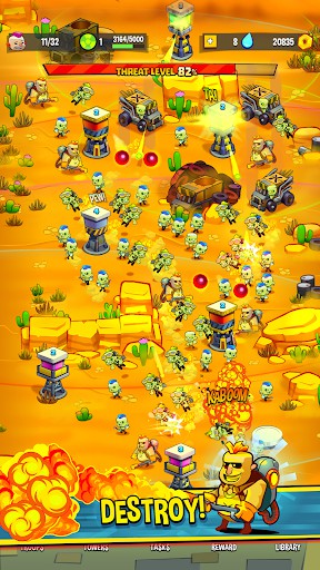 Strategic tower defense game