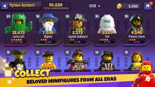 LEGO Legacy Heroes Unboxed Legendary Character Roster