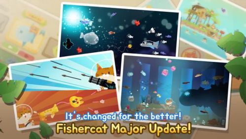 The Fishercat fishing cat game