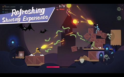 Stick Fight: The Game Mobile MOD with unlimited health and invincibility
