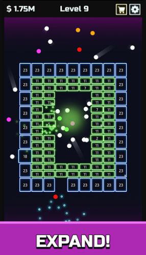 Idle Brick Breaker game to pass the time