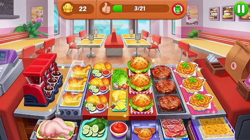 Download Crazy Cooking Diner: Chef Game MOD APK
