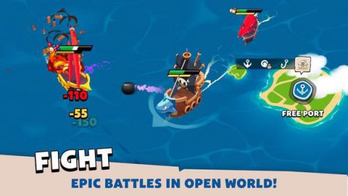 Firing Cannons on Pirate Evolution