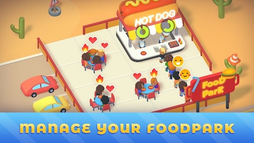 Food Court Management Game
