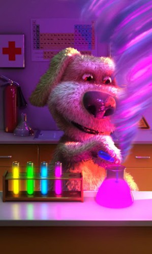 Interactive game with Ben the dog