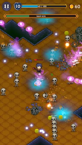 Defeat monsters with Pixel Hero Roguelike