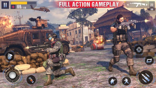 Real Commando Secret Mission MOD Bất Tử