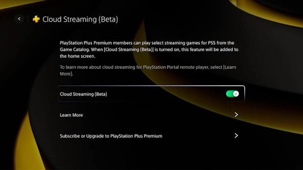 Руководство по доступу к Cloud Streaming на Playstation Portal