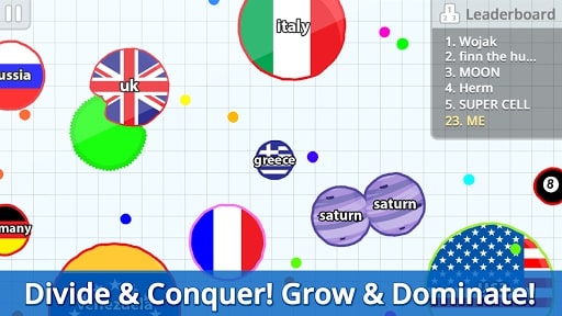 Agar and io mod skin