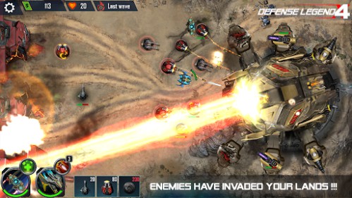 Strategy tower defense game on Android
