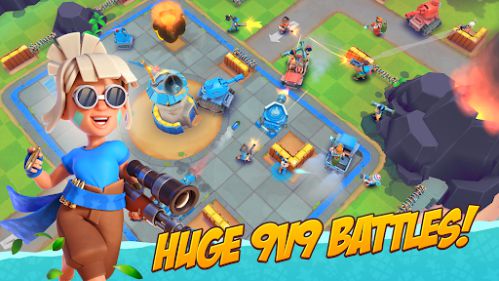 Boom Beach Frontlines island conquest game