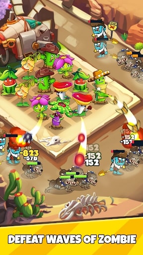 Download Zombie Farm - Plant Defense MOD Unlimited Money