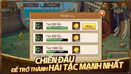 Huyền Thoại Hải Tặc MOD Unlimited Money