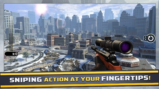 Pure Sniper: City Gun Shooting menu features mod