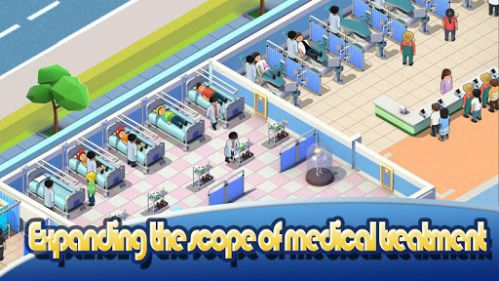 Build a medical facility in Sim Hospital Tycoon-Idle Built