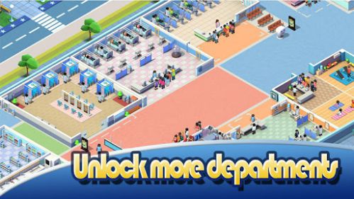 Treat patients with Sim Hospital Tycoon-Idle Built