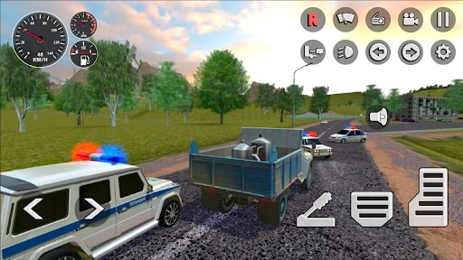 Driving simulation game