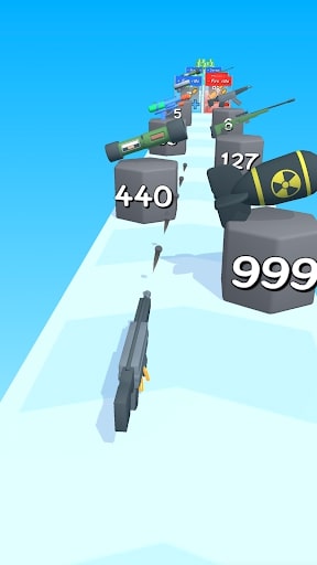 Gun Head Run MOD Money