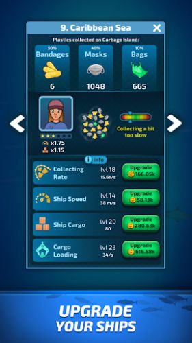 Idle Ocean Cleaner Eco Tycoon – a waste cleanup game
