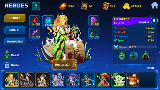 Heroes vs Monsters MOD unlimited money