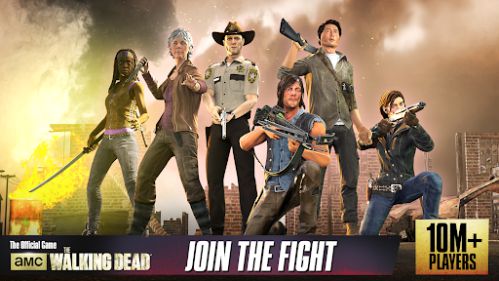 The Walking Dead hunting zombies