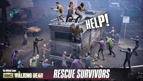 The Walking Dead experience with friends