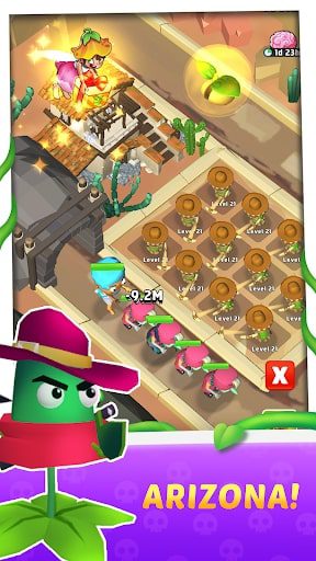 Merge Plants 3D - Garden Defense MOD unlimited diamonds