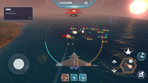 Air Battle Mission MOD unlocks everything.
