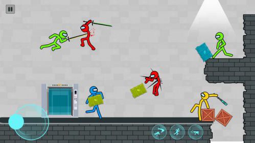 Stickman Fighting Game shooting