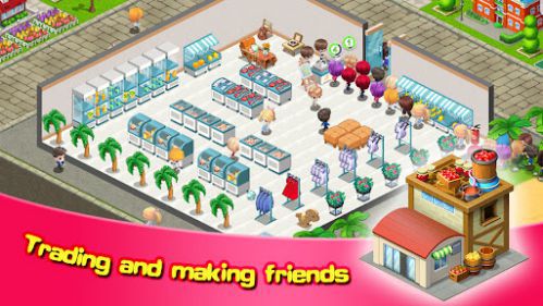 Develop Sim Farm supermarkets