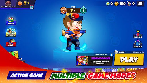 Bullet Warriors: 3vs3 Shooter MOD Unlimited Money