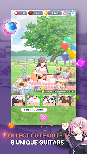 Guitar Girl Match 3 MOD Unlimited Money