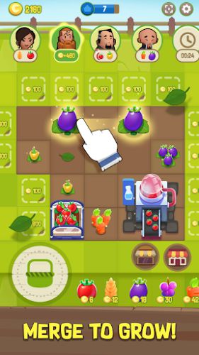 Merge Farm! harvest fresh produce