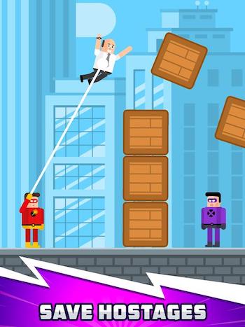 The Superhero League mod removes ads