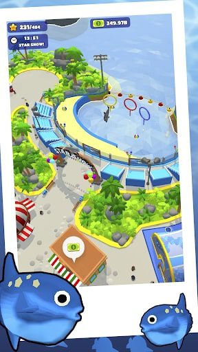 Idle Sea Park MOD Unlock Unlimited Money