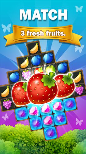 Sweet Fruits POP Match 3 Puzzle