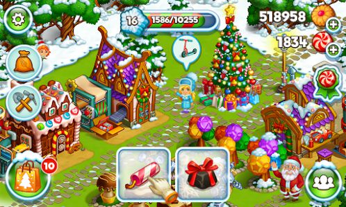 Sweet Candy Farm in Farm Snow