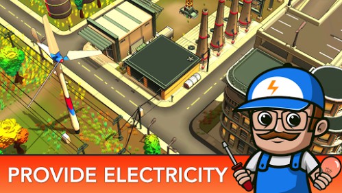 Urban city building simulation game