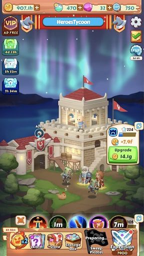 Idle Heroes Tycoon MOD Unlimited Money
