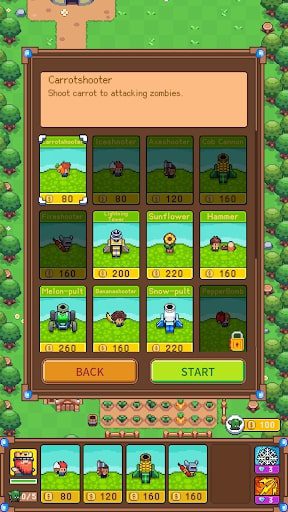 Garden Defense Zombies Wipeout MOD Unlimited Gold