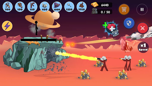 Stickman battle game.