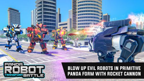 Police Panda Robot Car Transform – Transforming Robot