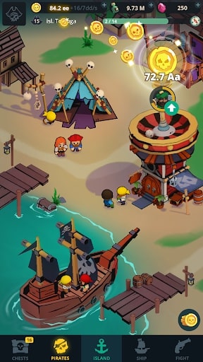 Idle Pirates money MOD