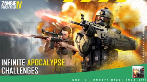 Zombie shooter action game